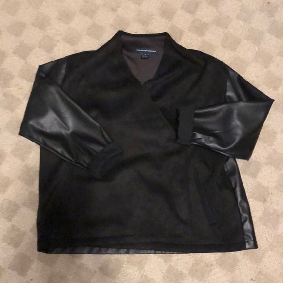 French Connection faux suede/leather jacket - Picture 2 of 5
